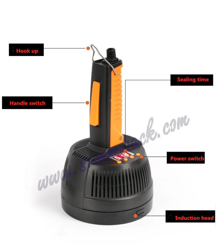 Máquina de Selagem por Indução Elétrica Portátil Manual Folha de Alumínio para Frascos de Vidro Plástico de 20-100mm Madeira Caixa de Papelão Preço Baixo