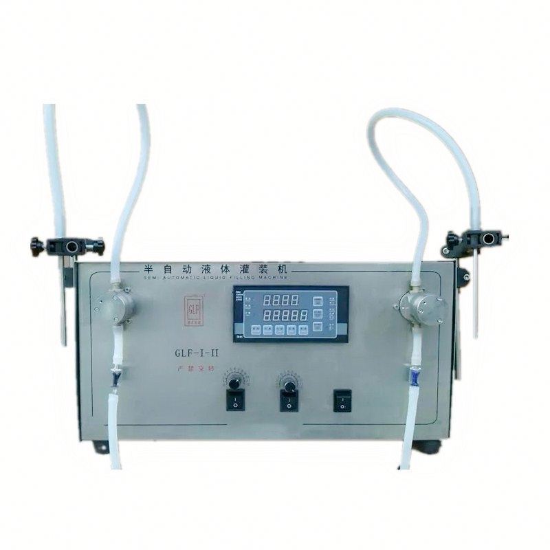 เครื่องบรรจุน้ำมันมะกอกแบบเกียร์ปั๊ม GLF-I-II เครื่องบรรจุของเหลวสองหัว, เครื่องบรรจุน้ำมัน (3-3000 มล.)