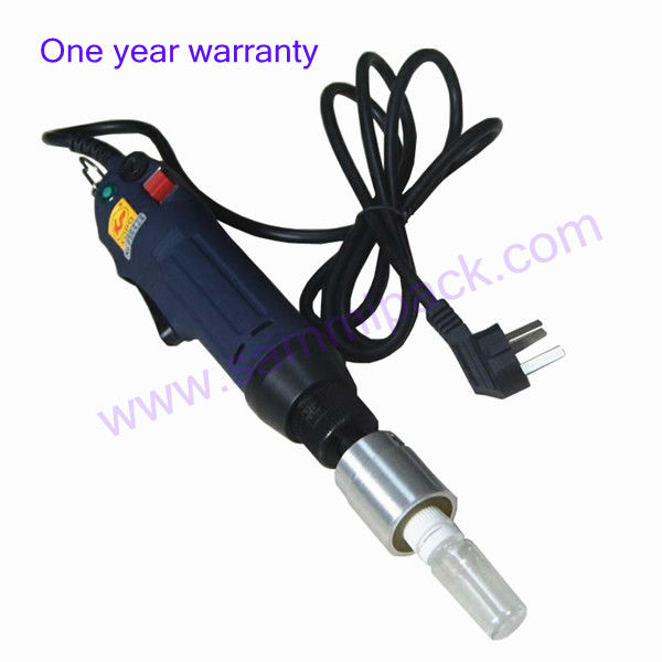 ポータブルハンドヘルド電動ボトルキャッピングマシン、セキュリティリング付き自動プラスチックボトルキャッパーシーリングツール