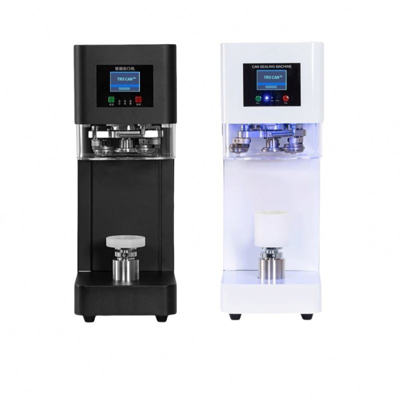 Hot Sale Automatic Beverage Jar Bottle Beer Bubble Tea Lemon Tea Intelligent Can Seamer Plastic Soda Can Sealing Machine