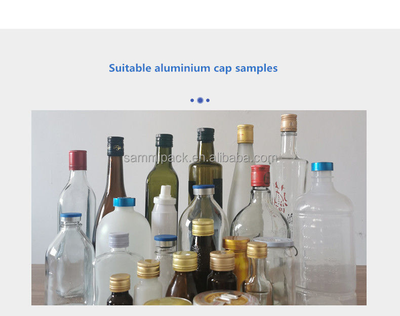 工場価格 半自動ロープスクリューキャッパー ウイスキーワインボトル蓋蓋機 金属蓋のためのクリッピングマシン