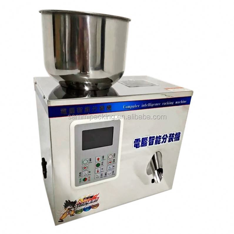 قیمت کارخانه 2-100g الکتریکی نیمه اتوماتیک پودر پر کردن وزن بسته بندی ماشین آسان برای کار با موتور الکتریکی
