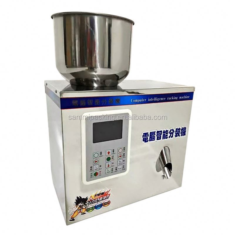 قیمت کارخانه 2-100g الکتریکی نیمه اتوماتیک پودر پر کردن وزن بسته بندی ماشین آسان برای کار با موتور الکتریکی