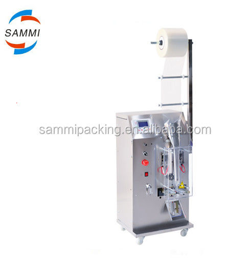 เครื่องบรรจุและซีลของเหลวแนวตั้งกึ่งอัตโนมัติขนาด 100 มล. สำหรับเครื่องบรรจุของเหลวแบบซองสำหรับน้ำนม