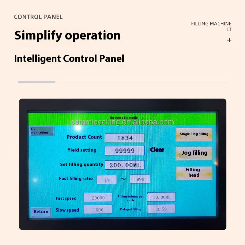 2025 Neueste Rotationspumpenfüllmaschine für dicke Flüssigkeiten