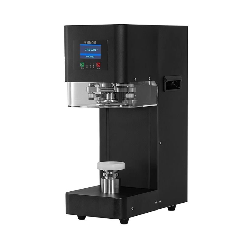Professioneller Fabrik-Großhandelspreis Halbautomatische Induktions-Bier- und Getränke-Dosenversiegelungsmaschine