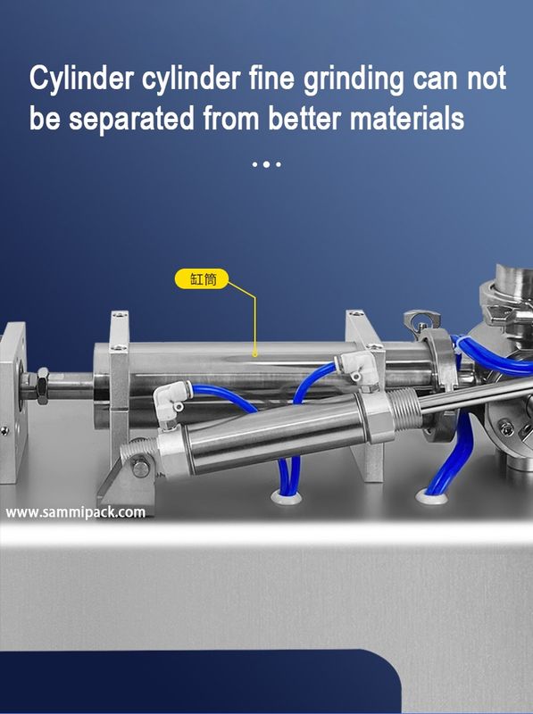 فروش داغ دستگاه گرمایشی پنوماتیک مخلوط کردن کرم لوشن ماشین پر کردن آرایشی برای کرم سس عسل