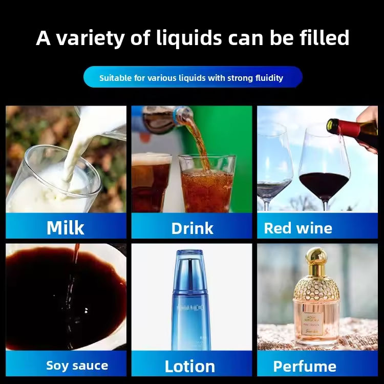 छोटे डेस्कटॉप 1ml-10ml तरल ग्लास शीशी भरने Crimping कैपिंग मशीन पेय तेल के लिए चुंबकीय पंप छोटी मात्रा