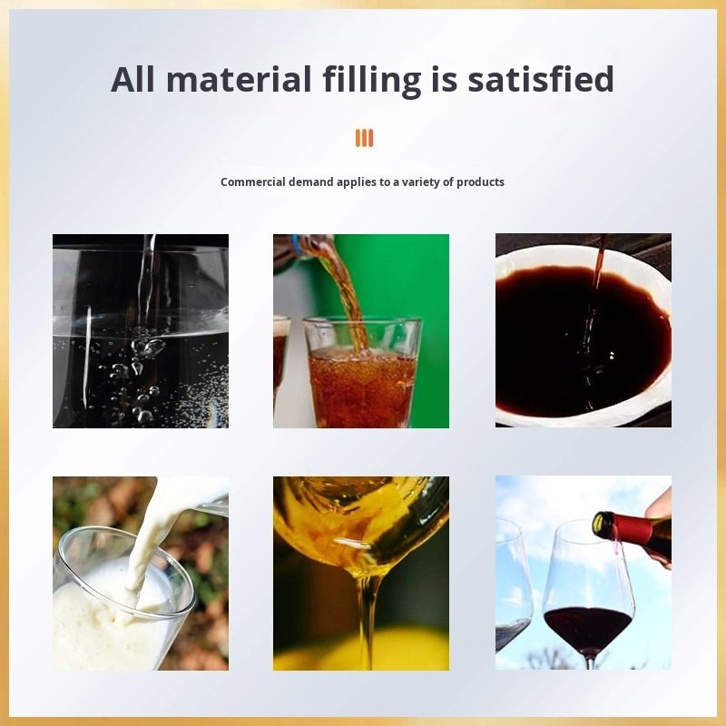 เครื่องบรรจุของเหลวแบบกึ่งอัตโนมัติด้วยปั๊มแม่เหล็ก ทนทานต่อการกัดกร่อนเล็กน้อย สำหรับจ่ายสารละลายแอลกอฮอล์ น้ำ และสารเคมี