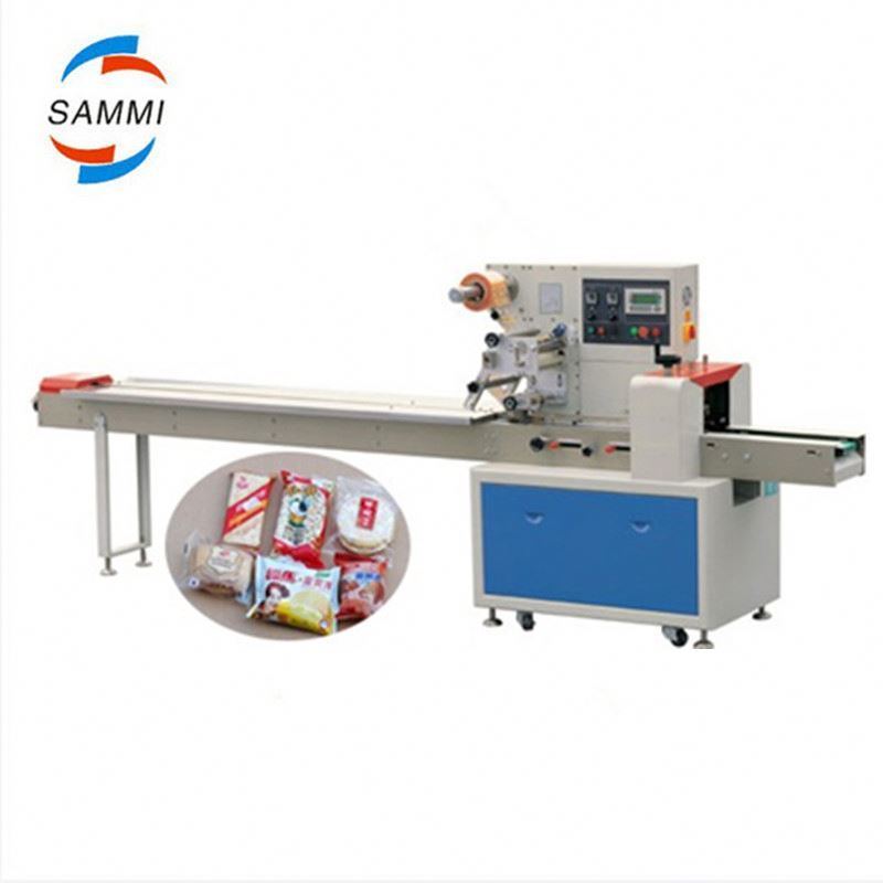 New Arrival Bread Cake Donut Croissant Bun Automatic Horizontal Pillow Packing Machine Plastic Bag