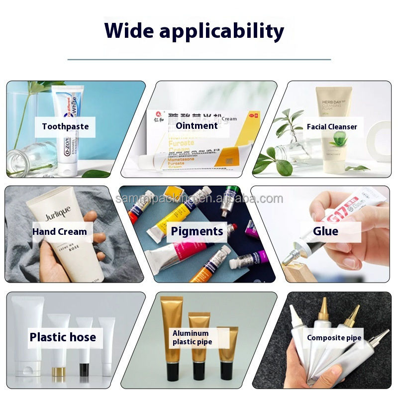 Máquina de llenado y sellado de tubos blandos de plástico ultrasónico personalizado para pasta de dientes de crema cosmética - con Servo Pump&Coding