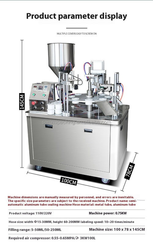 Professionelle Ultraschallmaschine zur Abdichtung von Kunststoffrohren Mehrfunktions-Füllmaschine für weiche Rohre und Abdichtungsmaschine mit Codierungsfunktion