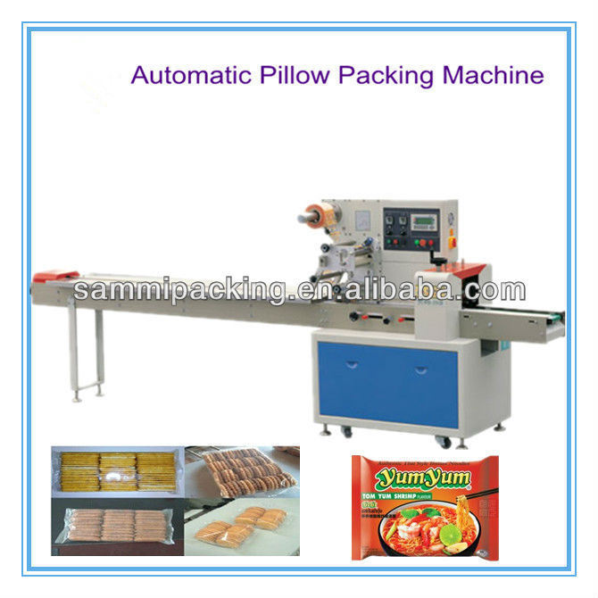 Multifunctional Horizontal Pillow Packaging Machine Cookies Chocolate Bar Beverages Main Function Form Fill Seal Slitting Engine