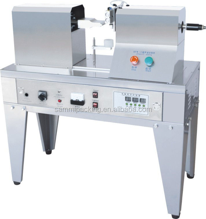 QDFM-125 Ultrasonic Tube Filler Machine by Manufacturer for Soft Plastic Cosmetic Toothpaste Cream Food Packaging