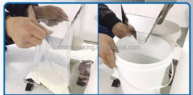 110V/220V Automatic Weighing Filling Powder Machine Tea Seed Grain Nut Filler  with Big Hopper