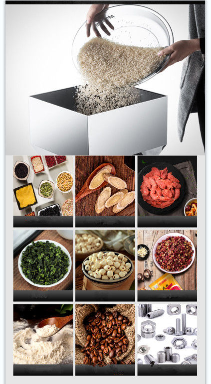 110V/220V Automatic Weighing Filling Powder Machine Tea Seed Grain Nut Filler  with Big Hopper