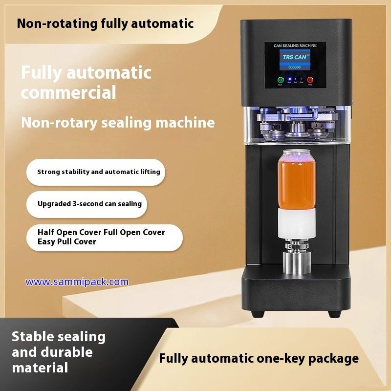 2025 High Efficiency Automatic Can Sealer Machine Electric Manual Driven for Coffee Soda Beer Pop Can Sealing for Glass Bottles