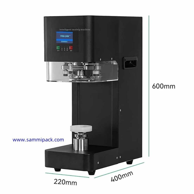 2025 High Efficiency Automatic Can Sealer Machine Electric Manual Driven for Coffee Soda Beer Pop Can Sealing for Glass Bottles