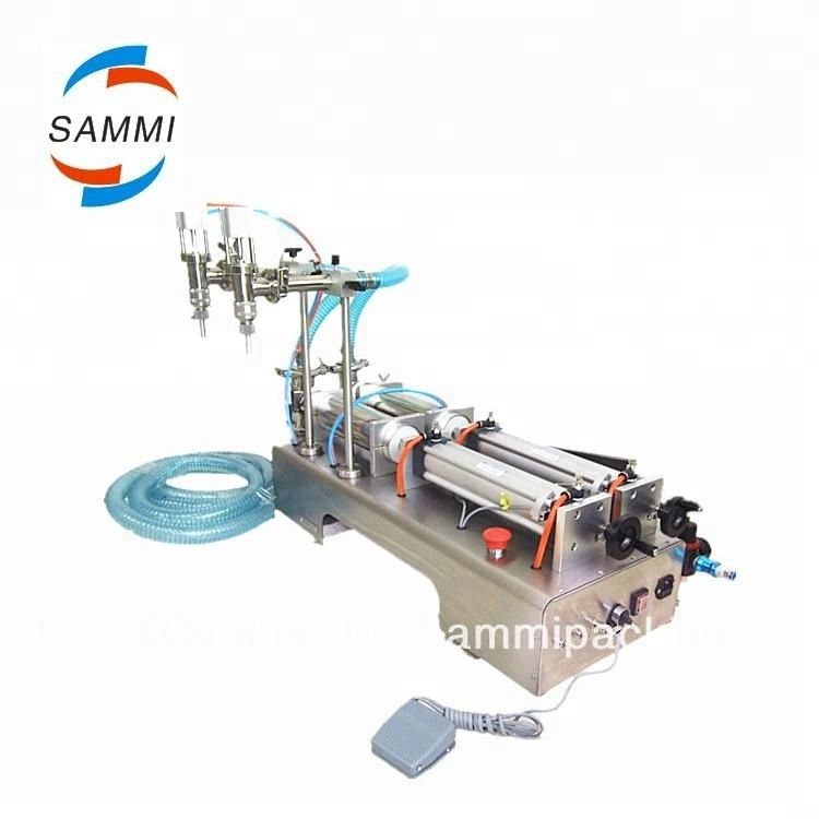 Efisiensi Tinggi dari Cina untuk Bisnis Kecil Stand Up Pouch Double Head Filling Machine/Beverage Filling Machine