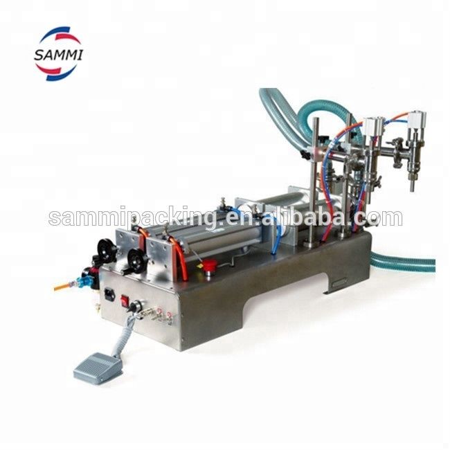 Efisiensi Tinggi dari Cina untuk Bisnis Kecil Stand Up Pouch Double Head Filling Machine/Beverage Filling Machine