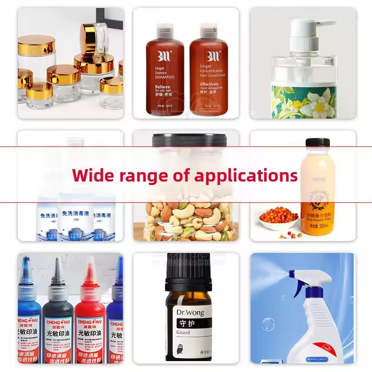 High Quality Desktop Electrical Cap Vial Screw Semi Automatic Beverages Bottle Capping Machine for Plastic Glass Bottles