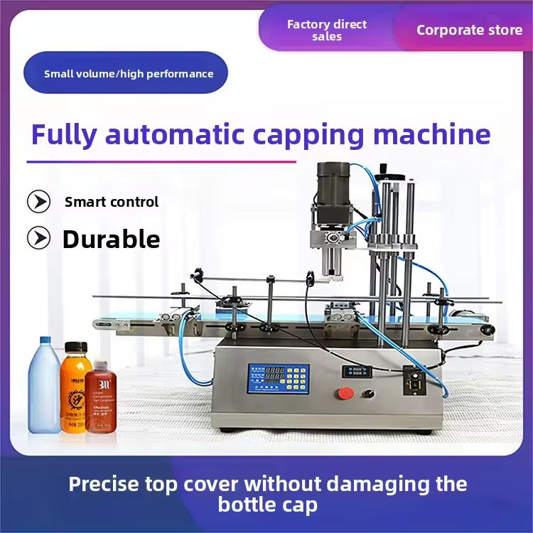Factory Price High Efficiency Semi Automatic Capping Machine Tailored For Mineral Water Lines Plastic And Spray Bottles
