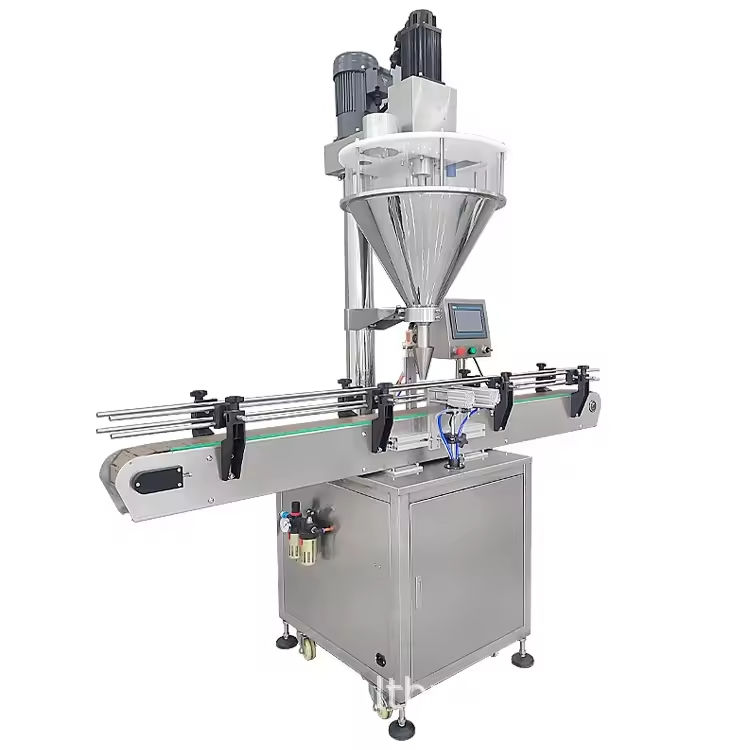 Industries Full Automatic Auger Tea Powder Chemical Dry Powder Bottle Quantitative Filling Powder Packaging Machine