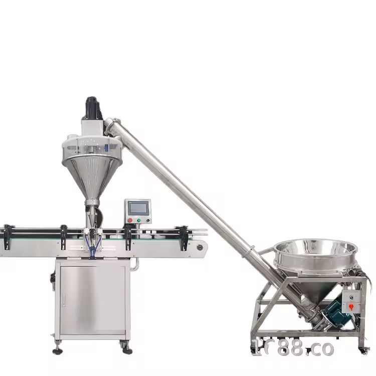 Industries Full Automatic Auger Tea Powder Chemical Dry Powder Bottle Quantitative Filling Powder Packaging Machine