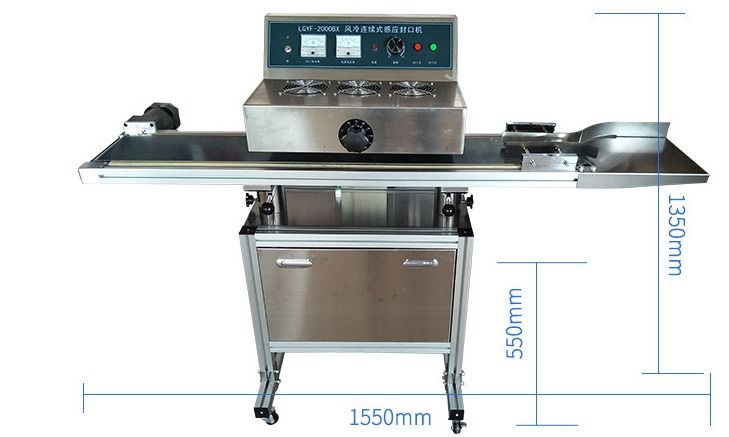 Wholesale Automatic Glass Jar Induction Bottle Sealing Machine Floor Type Automatic Induction Sealing Machine