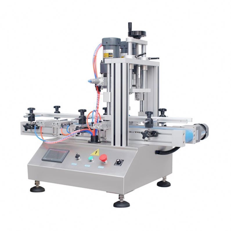 High Quality Pump Cap Automatic Plastic Bottle Jar Screw Crown Sealing Closing Capping Machine for PET Bottles