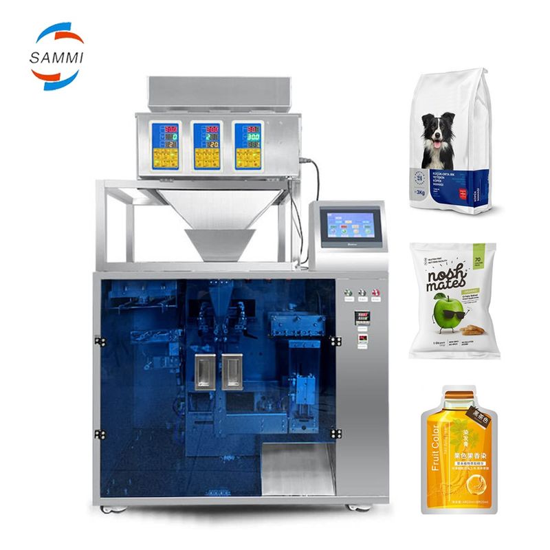 High Speed Automatic Pre-made Stand up Pouch Feeding and Sealing Packaging Machine with PLC Control System and Touch Screen