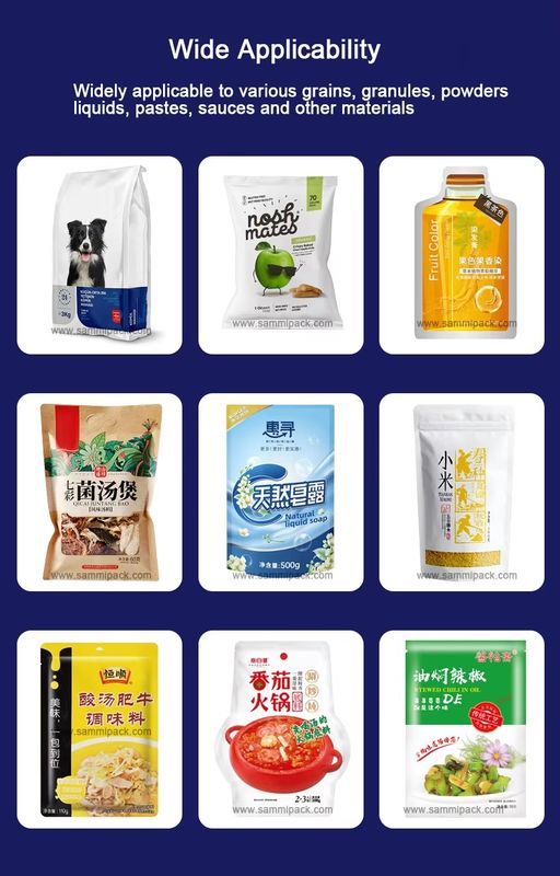 Premade Doypack Zipper Bag Packaging Machine - Automatic Filling & Sealing for Powder/Liquid/Sauce, Multi-Function Design