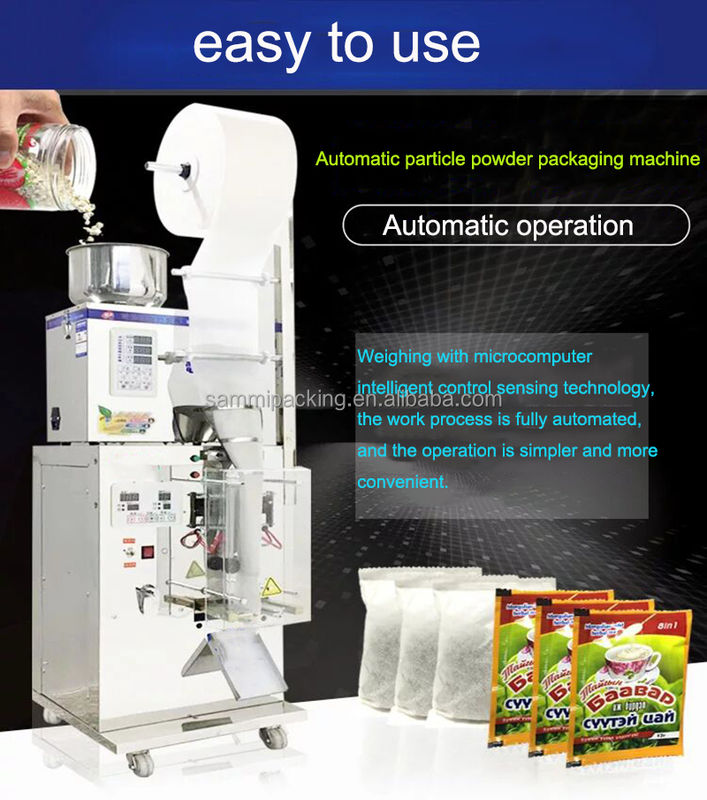 Small Sachets Spices Powder Automatic Filling Machine Coffee Teabag Packing Multi-function Packaging Machine for Small Business
