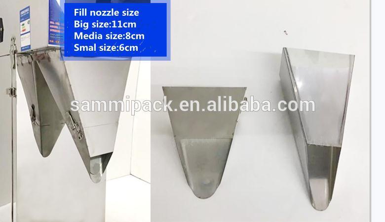 100-5000g Vibration Coffee Bean Tea Bag Sachet Powder Pouch Semi Automatic Packing Weighing Filling Machine