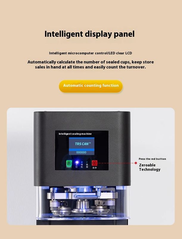 Máquina de Selagem de Latas de Alta Eficiência Mais Vendida 2025, Seladora Automática para Latas PET/Alumínio/Estanho, Preço Baixo e Fácil Manutenção