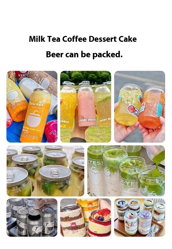 半自動 PET缶シール機 電気駆動 ボバソーダ&ビールシール 低価格 熱売り