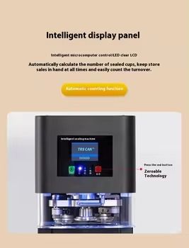 2025 Migliore Vendita Sigillatrice per Lattine 3S ad Alta Velocità, Sigillatrice Intelligente per Lattine di Soda/Succo/Caffè/Tonno, Prezzo all'Ingrosso