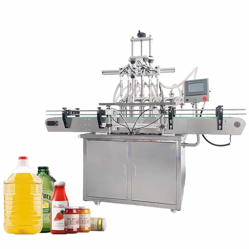 Jalur produksi pengisian cairan otomatis Mesin pengisian cairan botol kecil otomatis Mesin penutup dan penandaan