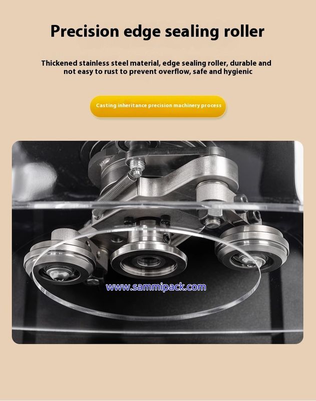 Best Sell 2025 High Efficiency Can Sealing Machine - Automatic Plastic/Tin Can Seamer for Bubble Tea, Juice & Soft Drinks