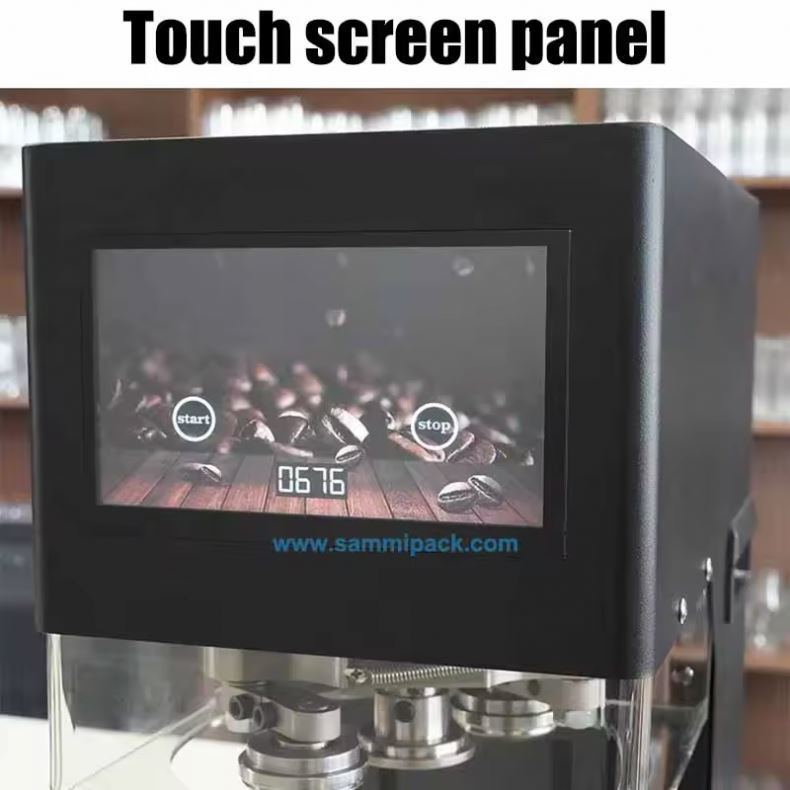 Electric Driven Touch Screen PET Can Sealing Machine Intelligent Juice Soda Can Seamer Machine for Beverage and Food Industry