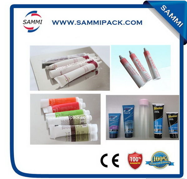 آلة ختم الأنابيب بالموجات فوق الصوتية الاقتصادية / مُختم أنابيب بلاستيكية ناعمة مخصصة للمستحضرات التجميلية والمواد الغذائية مع القطع