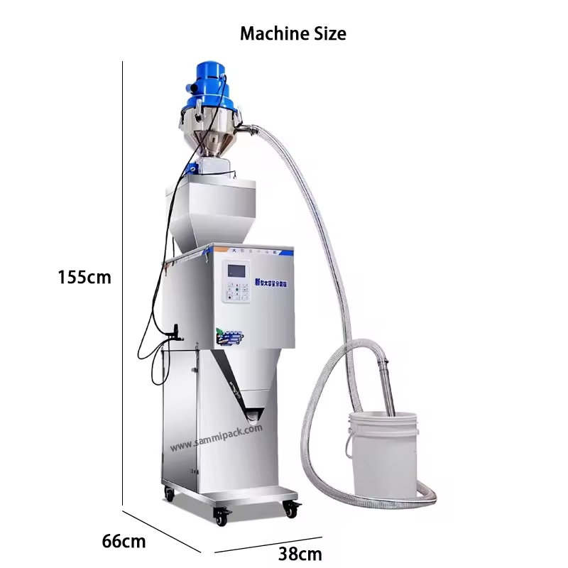 50-3000g Automatic Weigh Machines Tea Granules Powders Sachet Weighing Filling Machine Packing Machine with automatic feeding