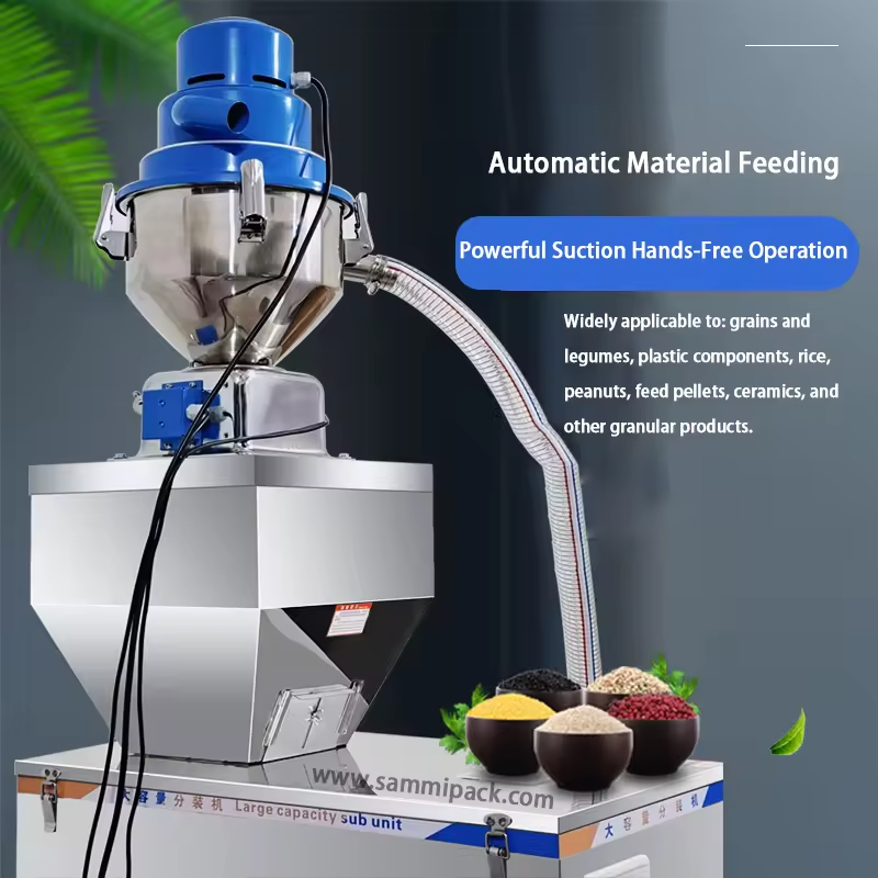 50-3000g Automatic Weigh Machines Tea Granules Powders Sachet Weighing Filling Machine Packing Machine with automatic feeding
