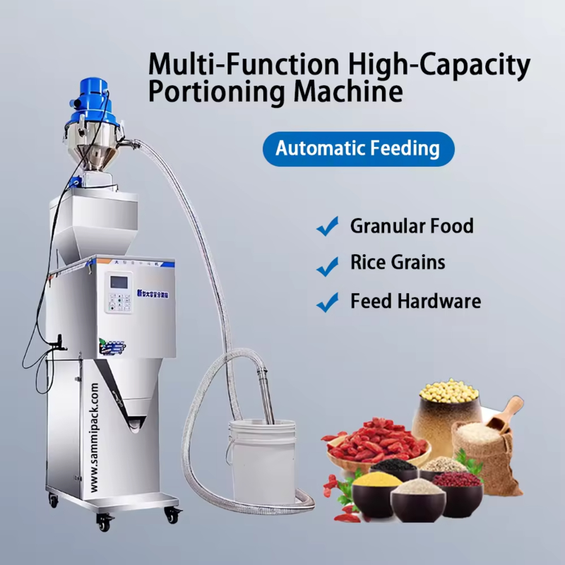 50-3000g Automatic Weigh Machines Tea Granules Powders Sachet Weighing Filling Machine Packing Machine with automatic feeding