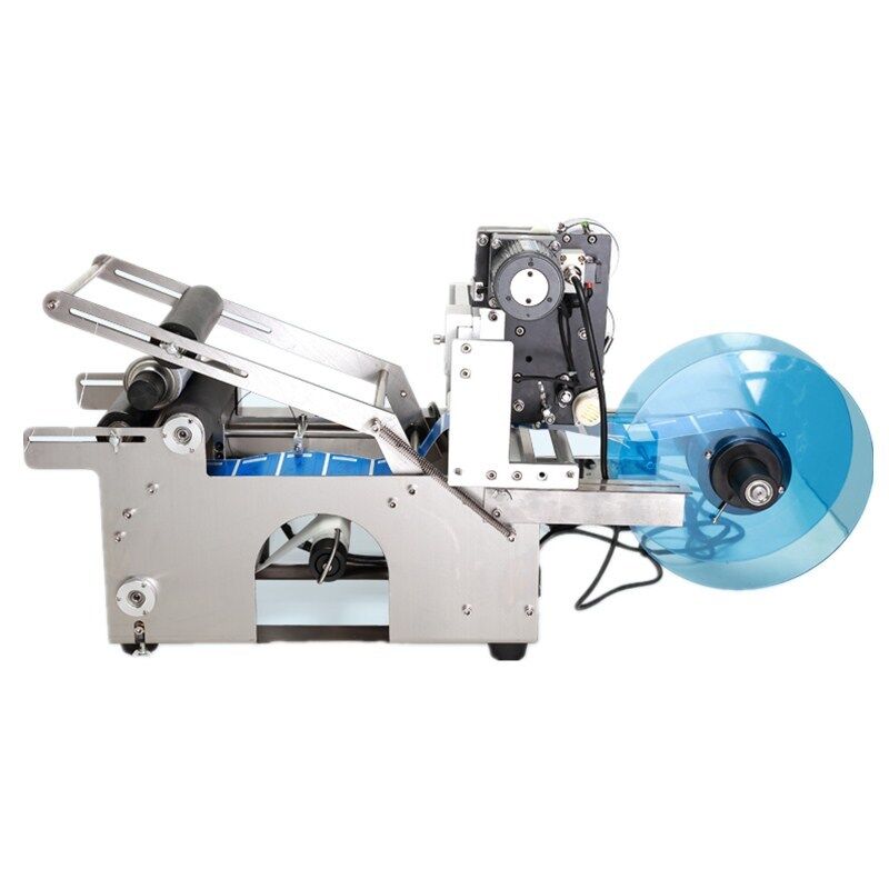 Adhesive Label Bottle Labeling Machine Incorporating Label Roll Diameter Inner Dia 75mm Ensuring Smooth and Label Feeding