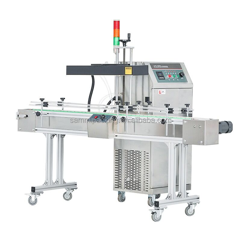 Bottle Packaging Induction Sealing Machine Designed for Continuous Conveying Plastic Packaging Material Sealing Solution