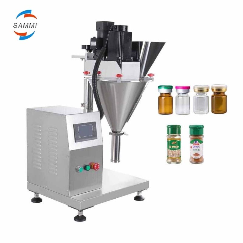 Powder Filling Machine Utilizing Auger Screw Filling Method and Electric Pneumatic Driven Type Designed for Powder Packaging