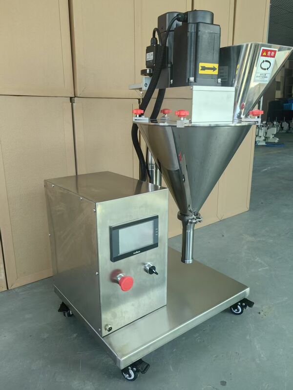 Powder Filling Machine Featuring Auger Screw Filling Method Operating at 220V Ideal for Precise Powder Packaging