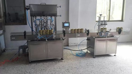 1000BPH Food Automatic Bottle Filling Capping And Labeling Machine