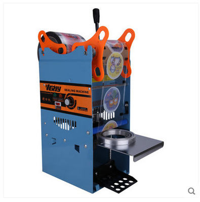 WY-802D Semi Automatic Cup Sealing Machine For Juice Bubble Tea